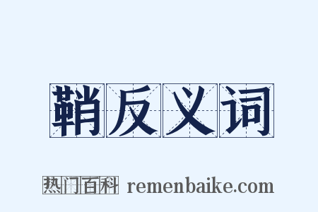 鞘反义词是什么意思的图片